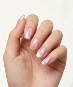 Cat-Eye Shimmering Pink Press-On Nails