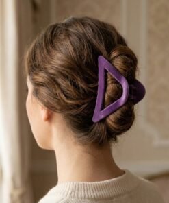 Velvet Triangle Hair Clip
