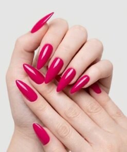 Vibrant Magenta Stiletto Press-On Nails (24 Nails in Pack)