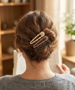 Minimalist Matte Neutral Hair Clips Set of 3