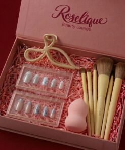 Nude Tone Makeup and Hair Accessory Bundle Set
