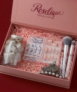 Marble Makeup Brush and Beauty Essentials Bundle Set