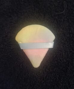 Velvet Triangle Powder Puff – Plush Makeup Puff